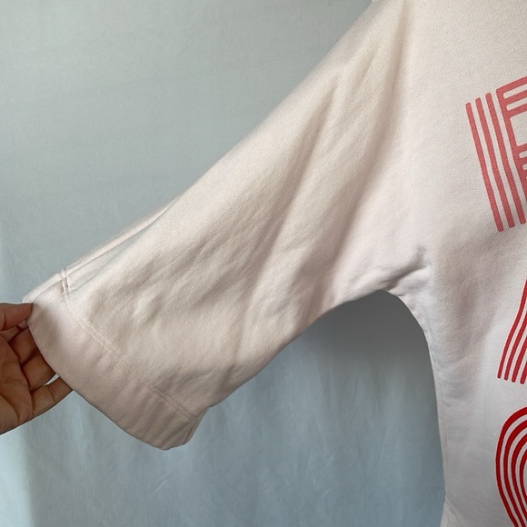 Maeve Anthropologie Light Pink "Fantastique" Oversized Tee - Size XS - Picture 5 of 14